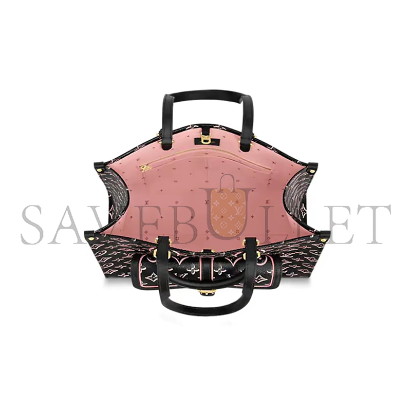 LOUIS VUITTON ONTHEGO MMMONOGRAM CANVAS BLACK M46154 (34*26*13cm)